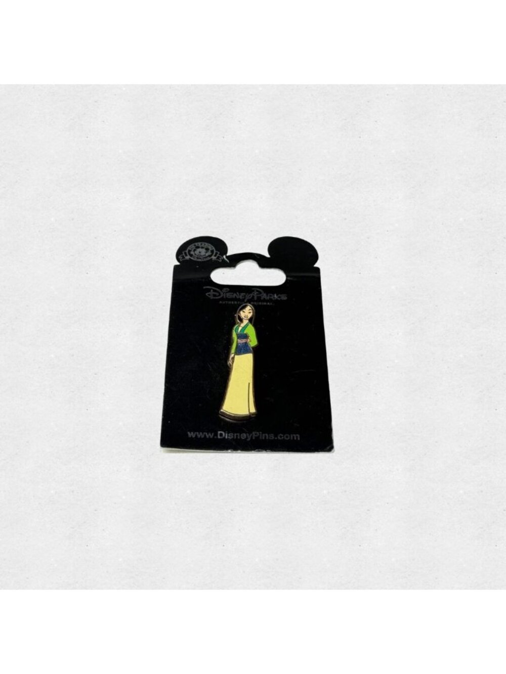 Disney Mulan Authentic Trading Pin Glitter Dress Enamel